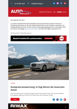 AUTO&Wirtschaft Newsletter